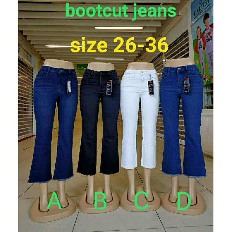 🔥🔥Ladie's jeans bootcut &flare 100 cotton super quality🔥🔥 Shopee