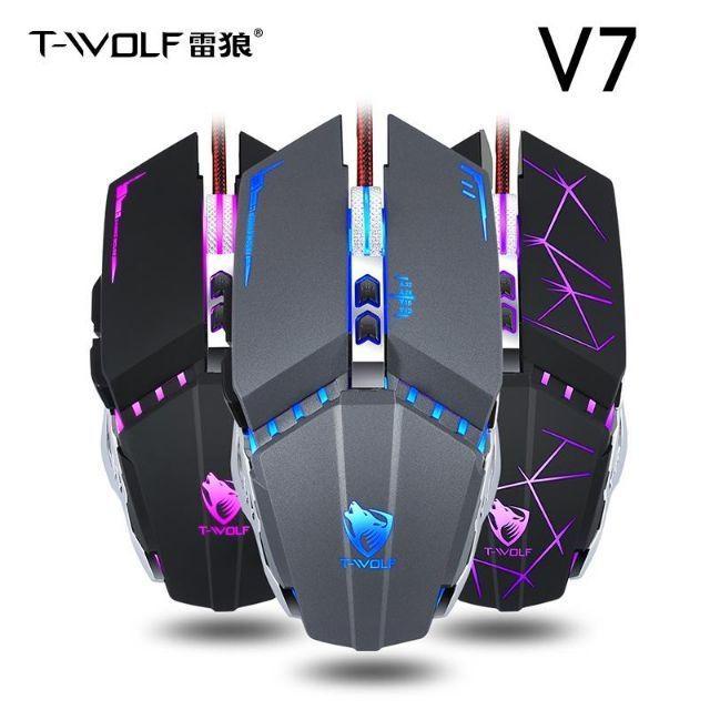 T-WOLF V6/X8/Q13/V1/V5/V6/V7/V8/V9/V10/V11 G550 Wired Gaming Mouse ...