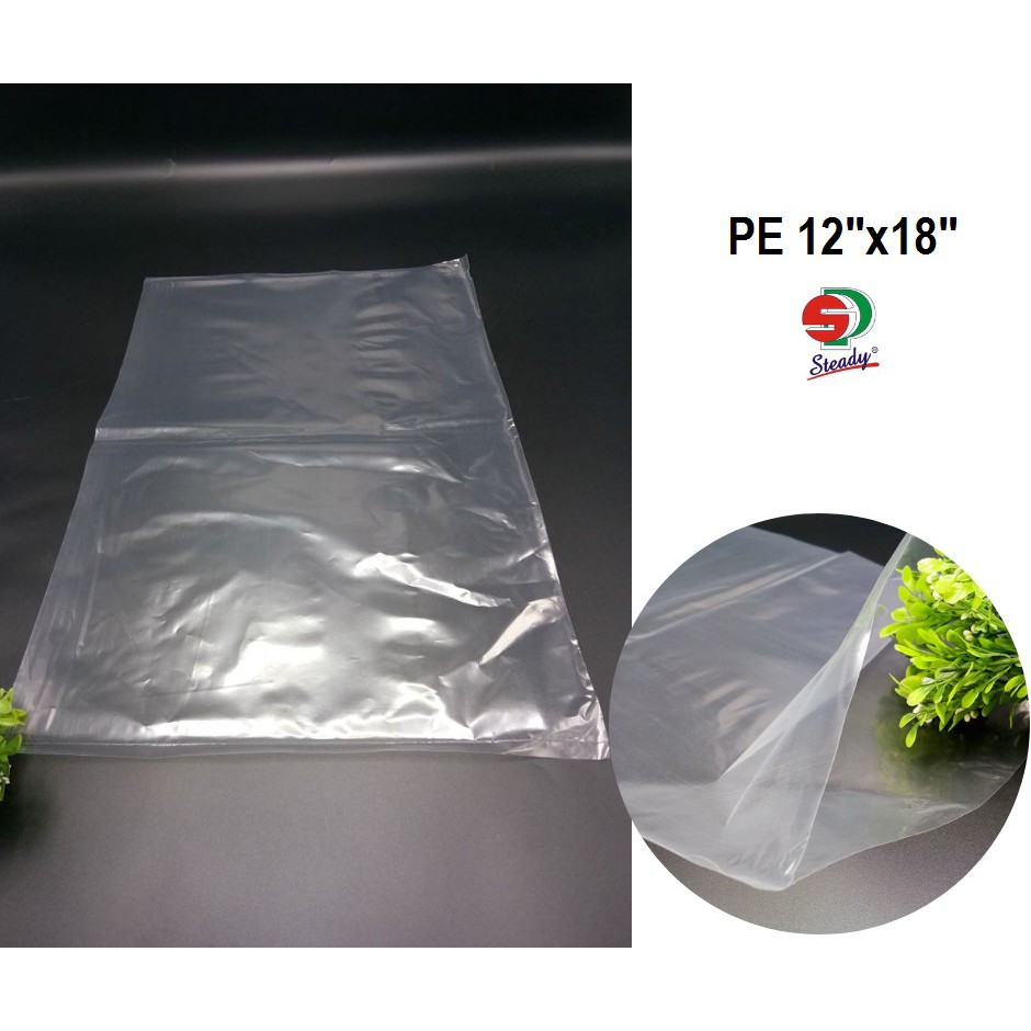 (300g) Plastic Bag PE [12"x18"] Shopee Malaysia