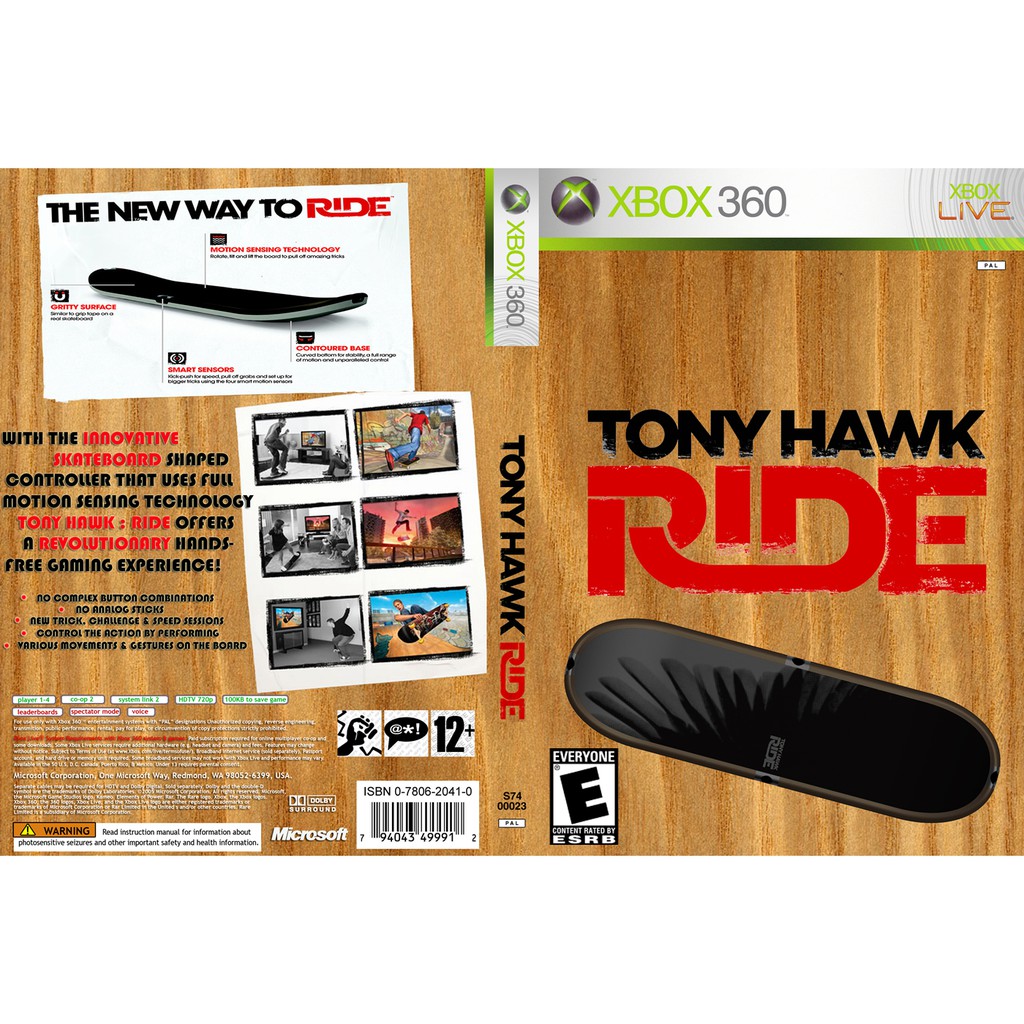 Tony hawk best sale ride xbox 360