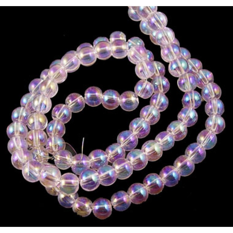 Beadthoven 50pcs/strand Glass Bead Strands For Beading Jewelry Making ...