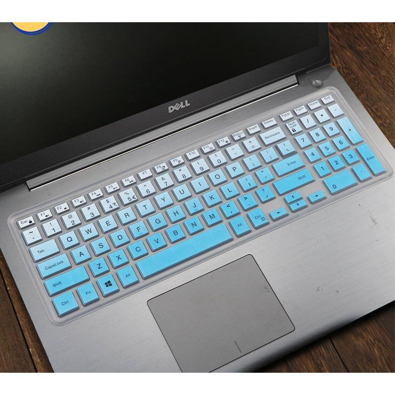 Housse Clavier Silicone Dell Inspiron 15 G3 G5 G7 15.6" - Protection Rose Anti-Poussière