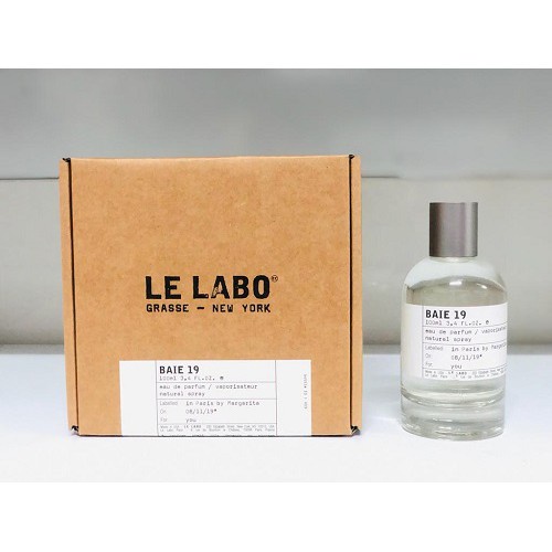 Original Le Labo Baie 19 Eau de Parfum For Unisex EDP 100ml