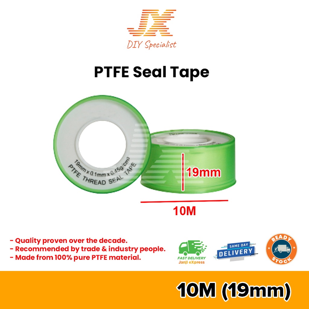 PTFE White Seal Tape / Water Plumbing Hose Seal Anti Leakage Thread ...