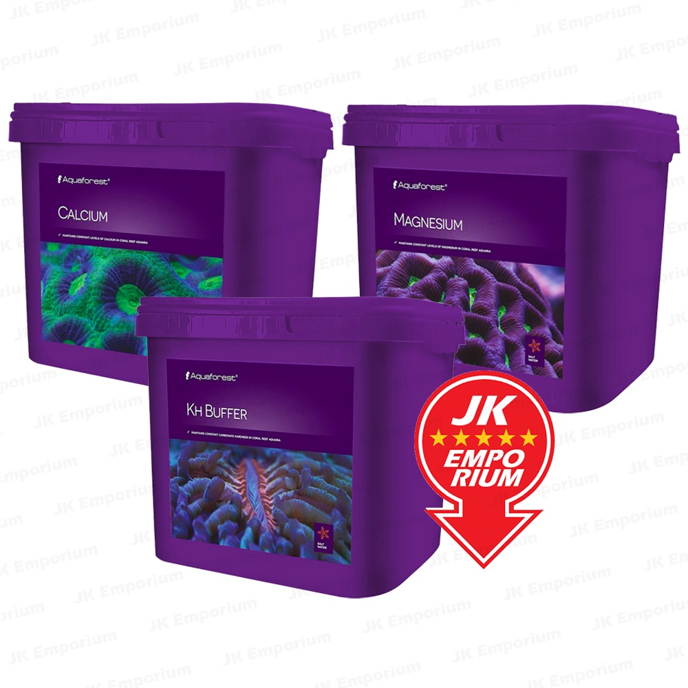Aquaforest Calcium 3500g Magnesium 4000g KH Buffer 5000g Carbonate