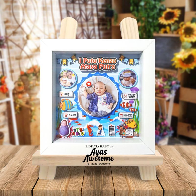 3d BABY BIODATA | 3d BABY BIODATA | Biodata BABY POP UP | Pop UP BABY ...