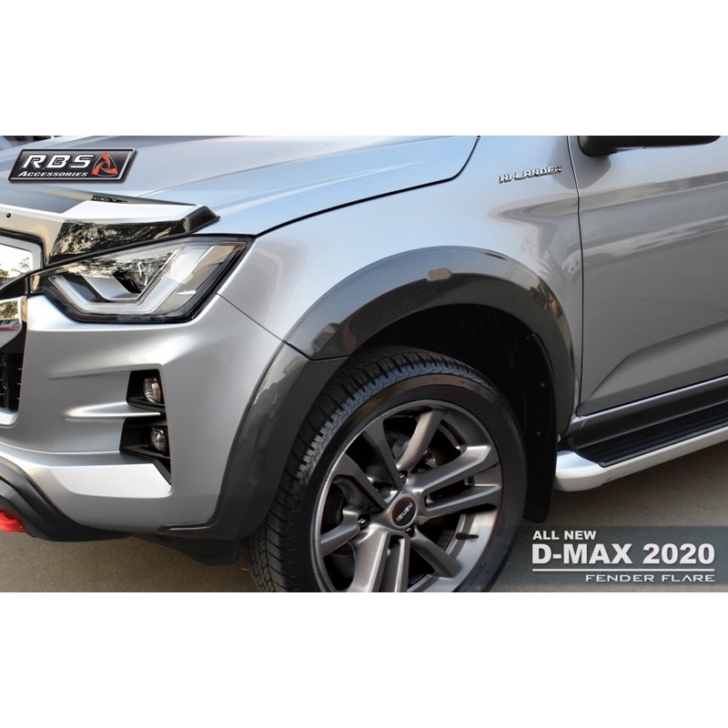 Isuzu dmax 2021 2022 2023 RBS Style front rear fender arch flare arches ...