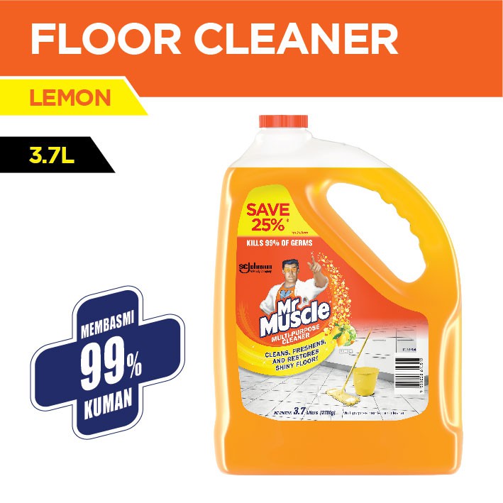 Mr Muscle Multi Purpose Cleaner Lemon (3.7L) Shopee Malaysia