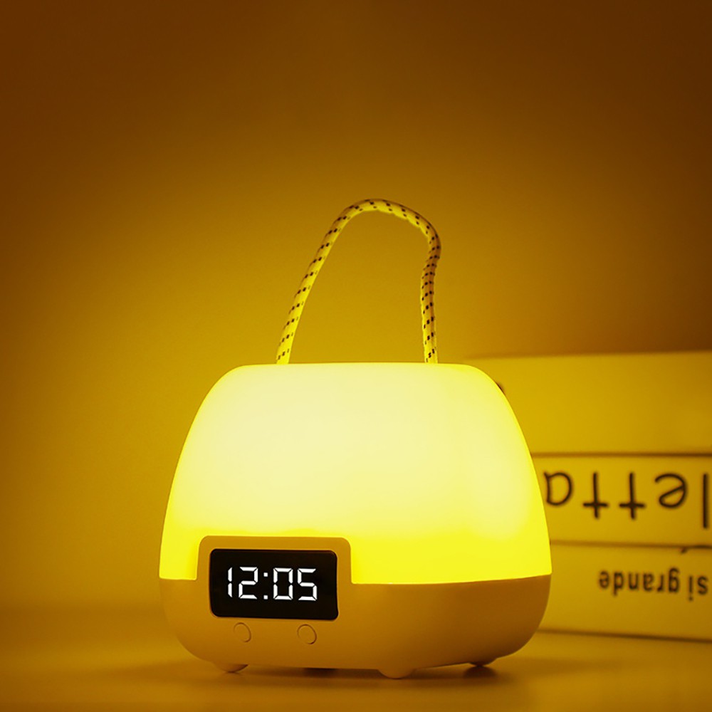 Portable LED Night Light USB Charging Battery Remote Control Brightness ...