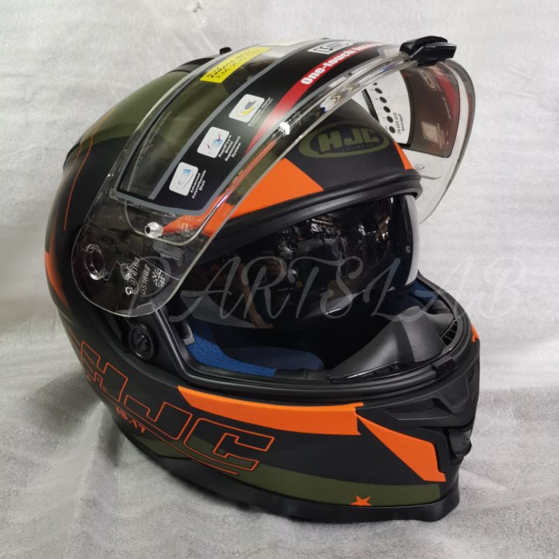 ORIGINAL HJC FULL FACE HELMET IS-17 ARMADA MC7F (L) | Shopee Malaysia