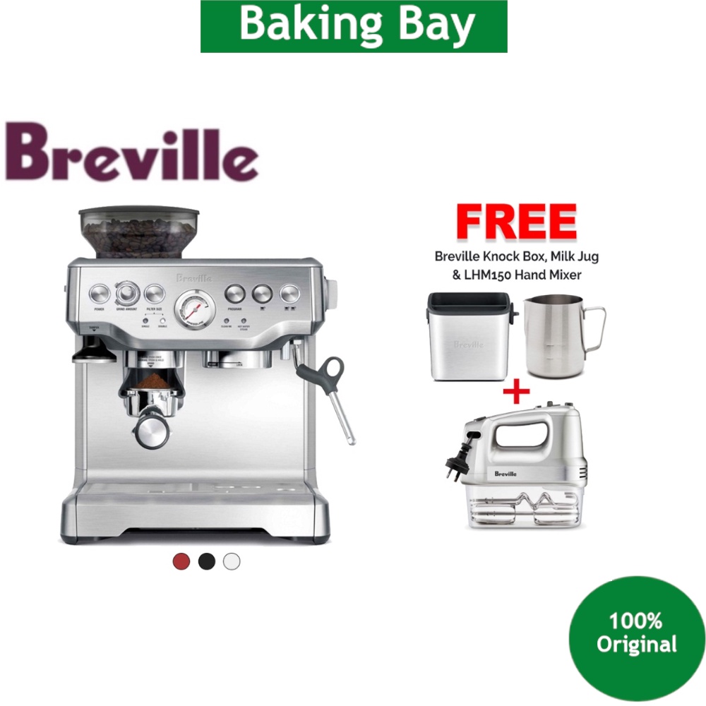 BREVILLE The Barista Express BES870 Coffee Machine Expresso Maker Single Double Shots Bean