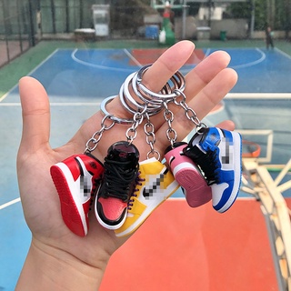 3D Mini Sneaker Keychain Charms