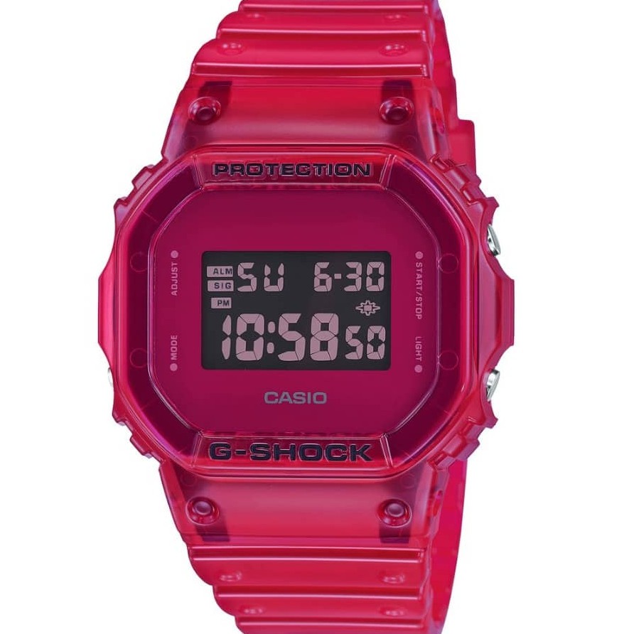 G shock petak jelly merah new arrivals