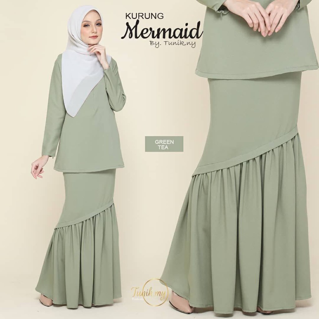 Mermaid baju clearance kurung