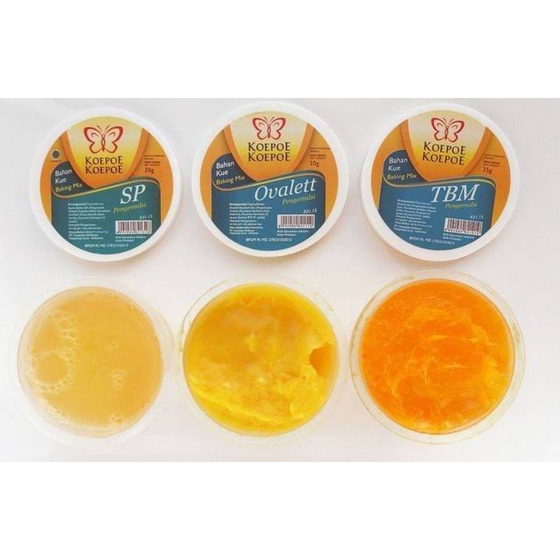 Tbm Ovalet SP Koepoe Butterfly Cake Ingredients Emulsifier Dough