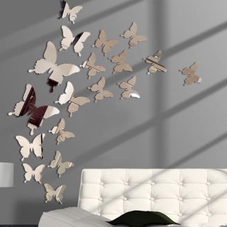 12pcs 3D Simulation Butterfly Sticker Home Decoration Refrigerator