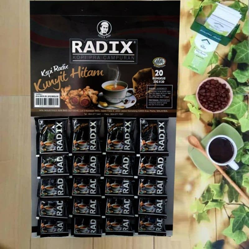 Kopi Kunyit Hitam Radix HPA 20s - Papan [Original][Authorized Dealer ...