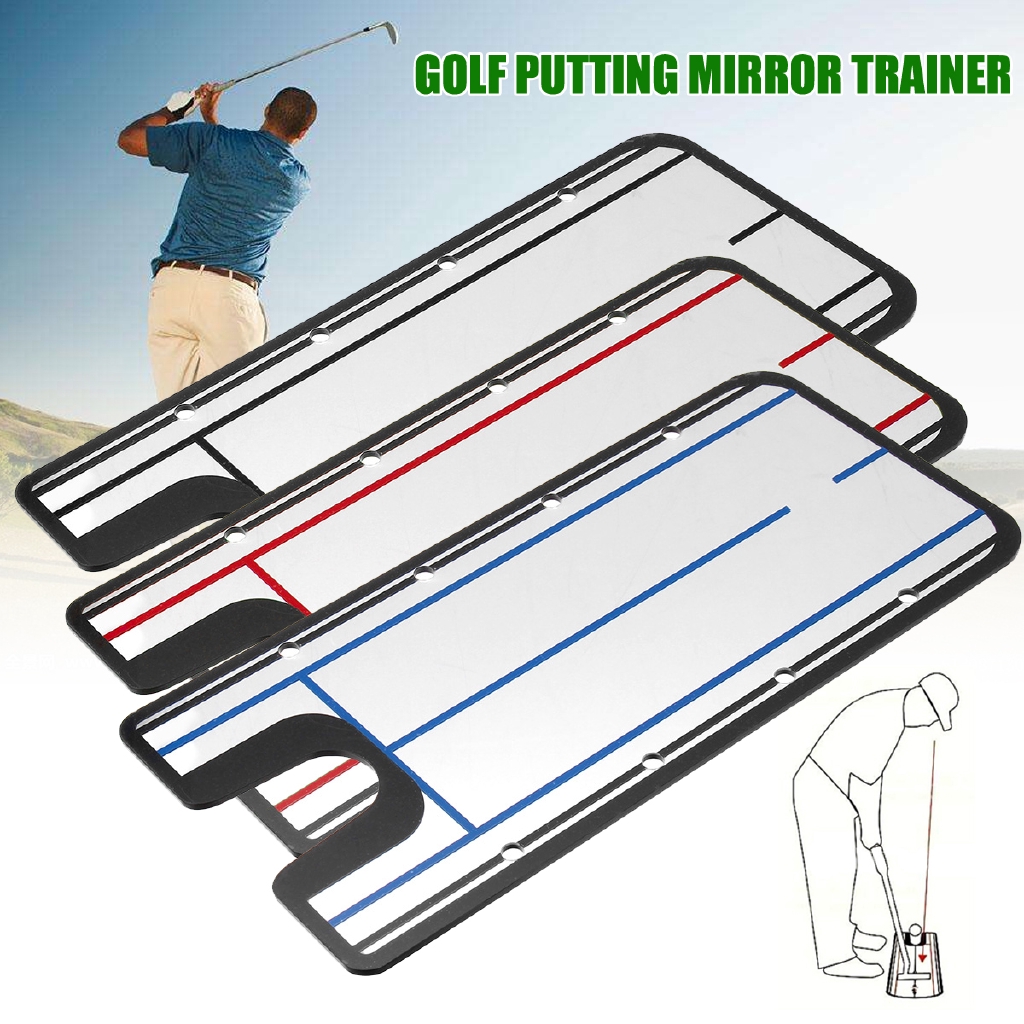 Pro Golf Putting Mirror Training Eyeline Alignment Swing Practice