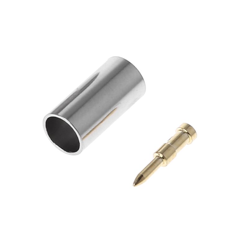 OMG TNC Male Plug RF Coax Connector Crimp Nickelplated For Cable RG58 ...