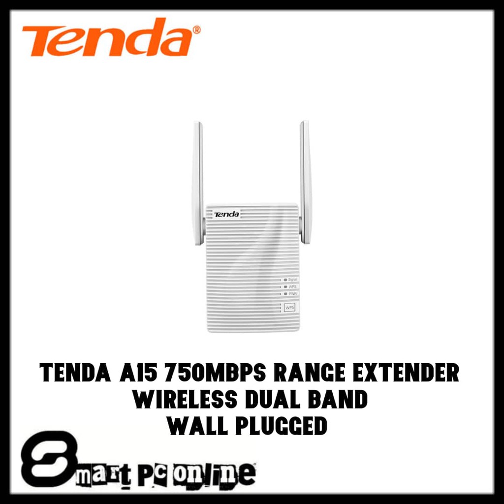 TENDA A15 Dual Band 5Ghz+2.4GHz AC750 Wireless WiFi Extender / Wi