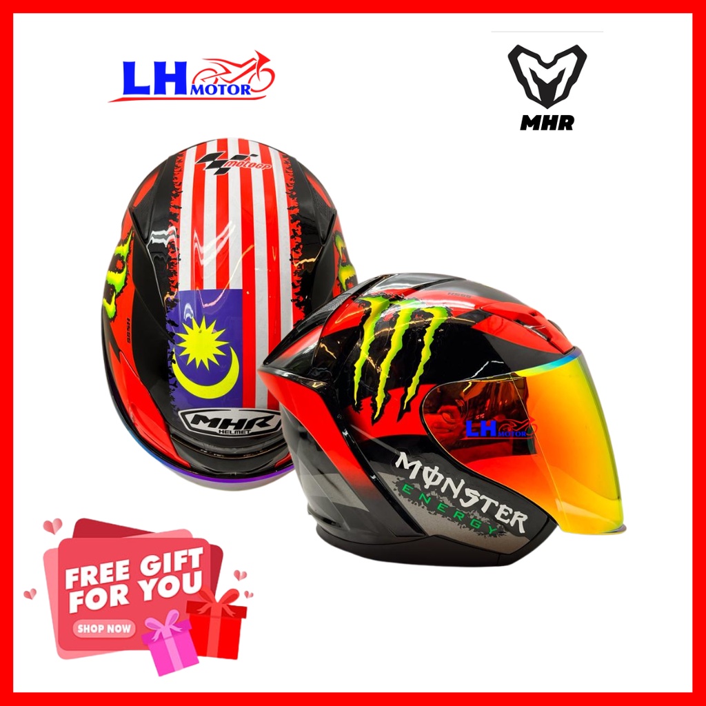 Helmet sales mhr shopee