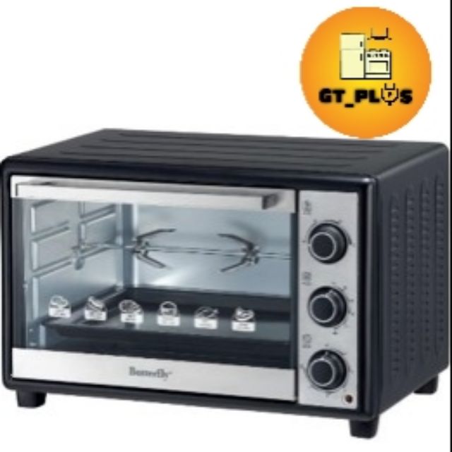 Butterfly B-5229 28Litre Electric Baking Oven with Grill Rotisserie Convection HEAVY DUTY B- 5229 28 Litre