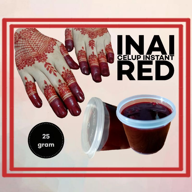 INAI CELUP INSTANT RED 🔥 5 minit merah | 25gm | Shopee Malaysia