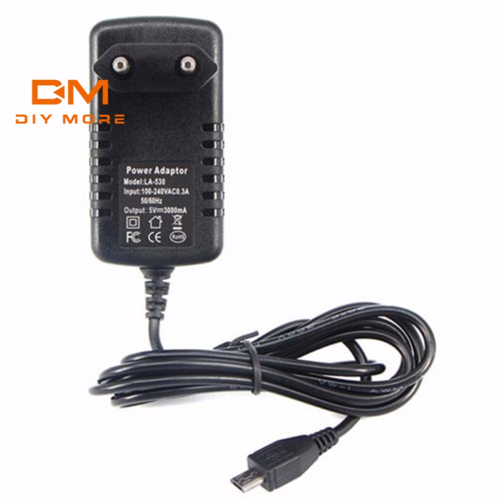 Alimentatore Caricabatterie Adattatore CA/CC 5V 3A PSU USB Tipo C 5V 3000mA Per Raspberry Pi 4 Modello B 1GB 2GB 4GB K - Foto 5