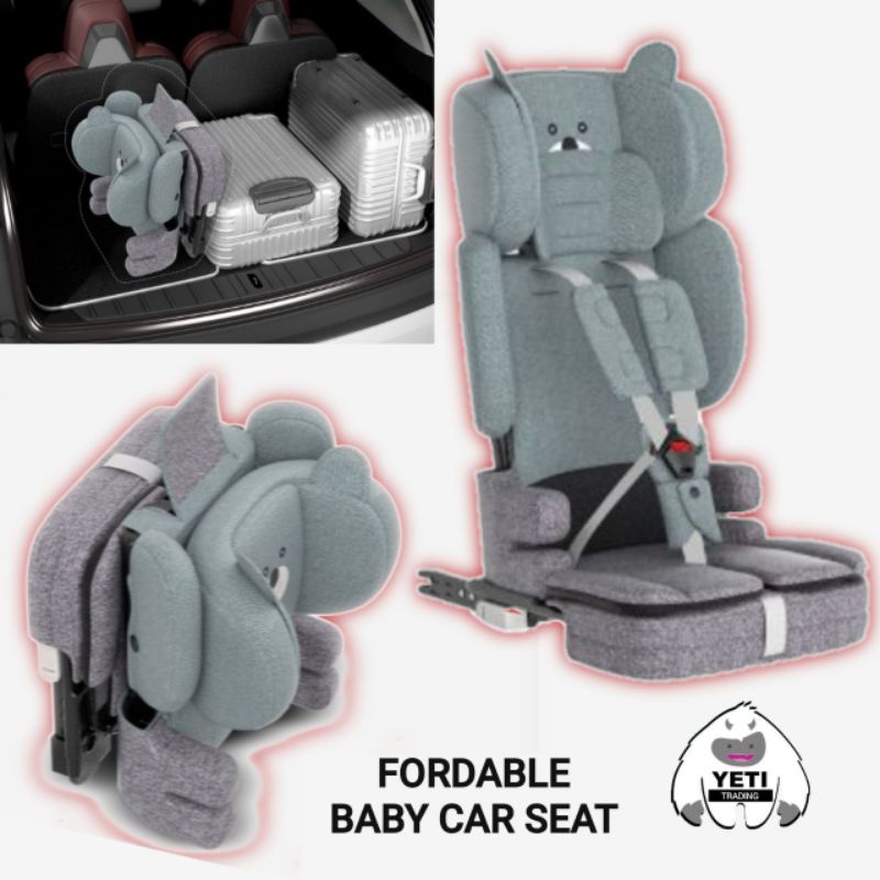 FoLdable CarSeat Child CarSeat Baby KerusiBaby Kereta Lipat ISOfix