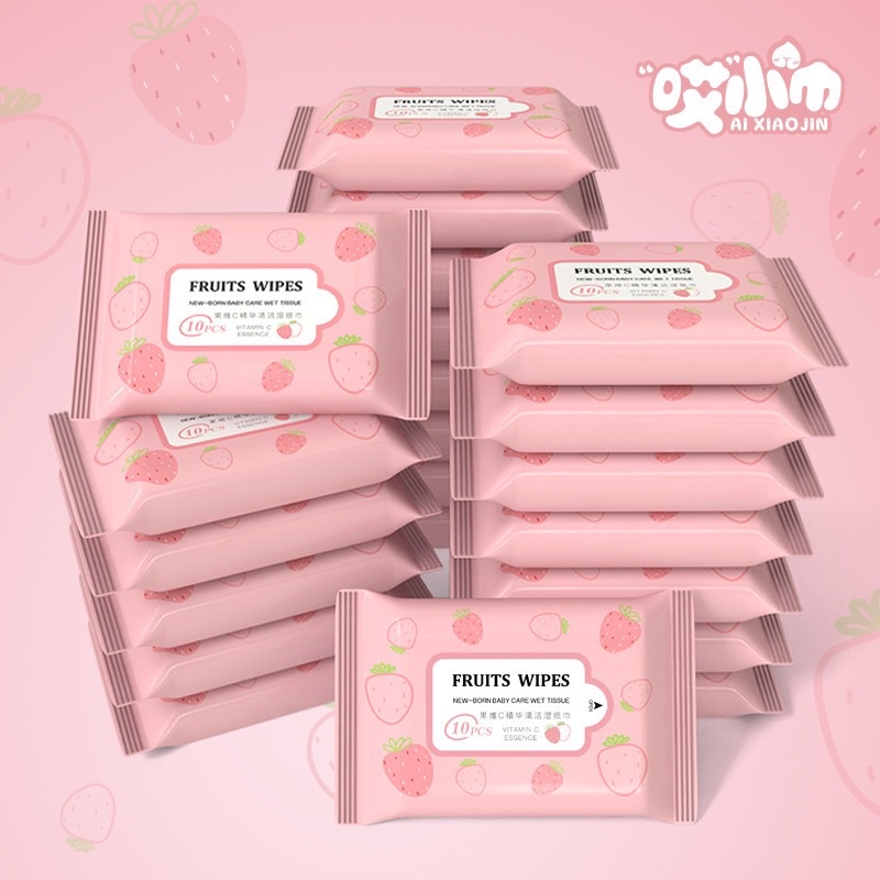 READY STOCK UNIQ Mini Wet Tisuue Travel / School Wet Tissue Tisu Basah ...