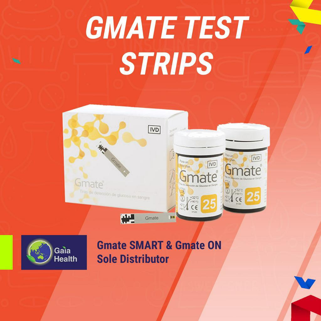 [READY STOCK] Gmate Blood Glucose Test Strips (Expiry Oct 2024) MId