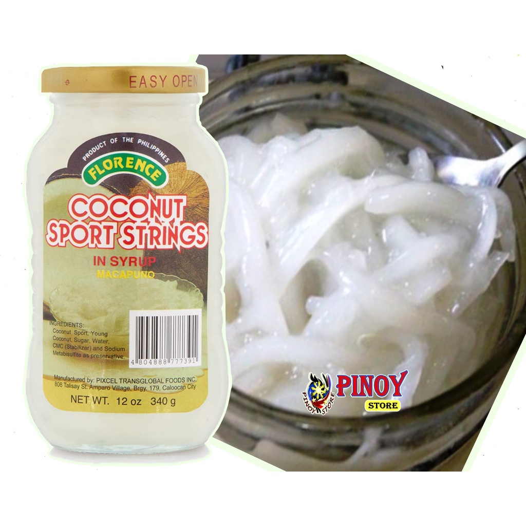 FLORENCE MACAPUNO COCONUT STRING 340G Shopee Malaysia