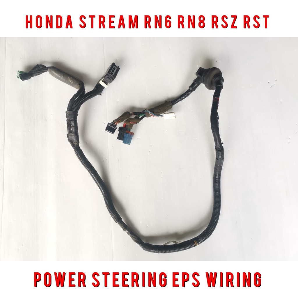 Honda Stream RN6 RN8 RSZ RST EPS Wiring / Power Steering ECU Wires