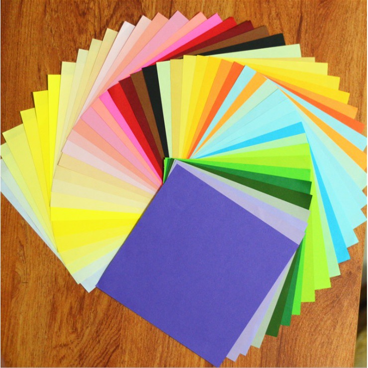 Origami Folding Paper 50 Color 250 Sheet 15x15cm (2 Sided ...