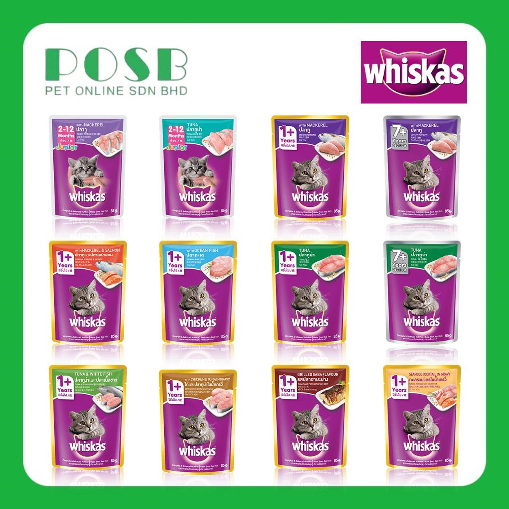 Whiskas pouch cat food sale