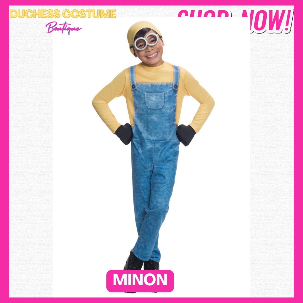 Minion Costume Bob Halloween Costume Shopee Malaysia