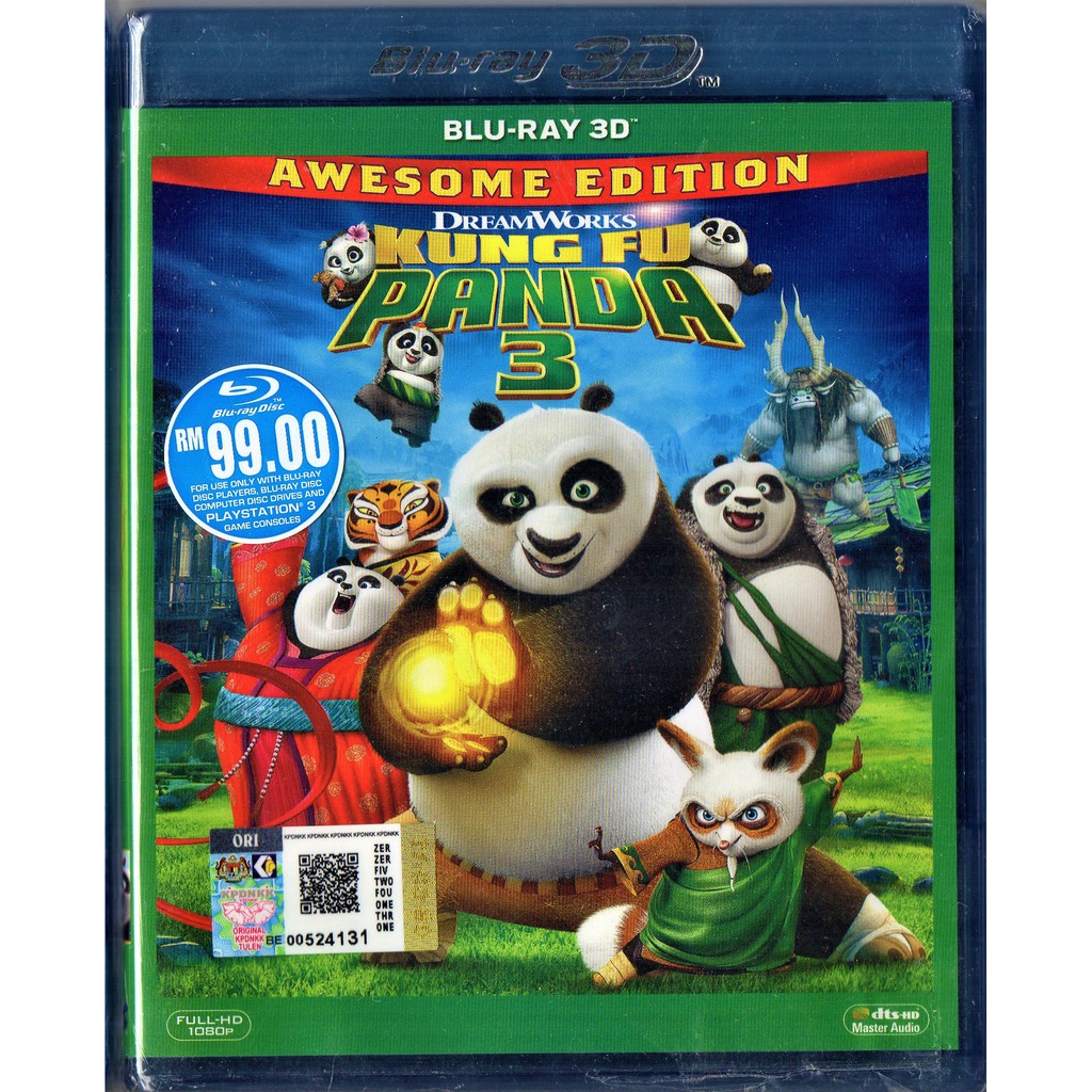 kung-fu-panda-3-bluray-blu-ray-3d-awesome-edition-shopee-malaysia
