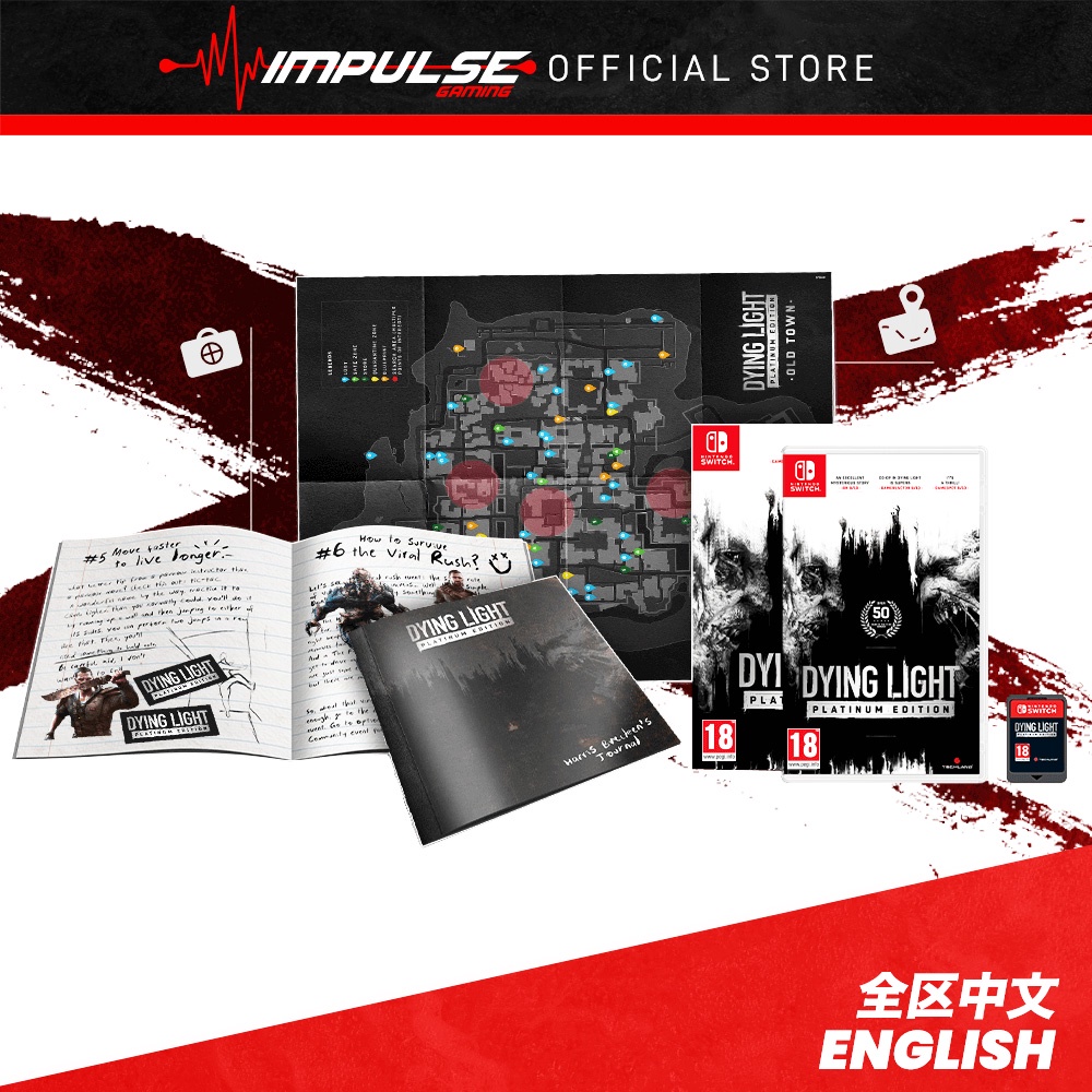 NSW Nintendo Switch Dying Light Platinum / Definitive Edition Chi/Eng ...