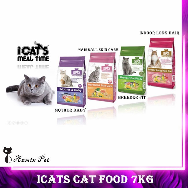 Icats Cat Food Series 7kg Mother Baby Long Hair Skin Coat 