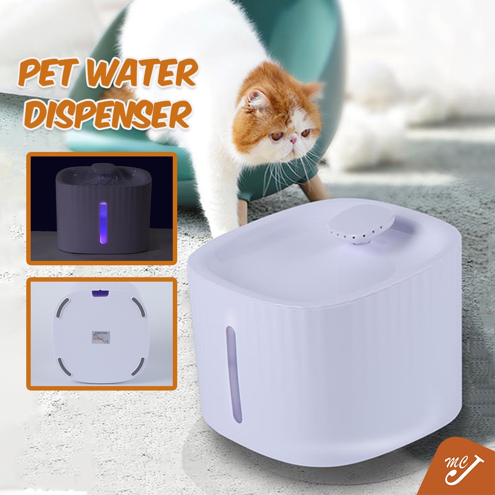 McJoden PET WATER DISPENSER Automatic Cat Water Fountain 3L Feeder