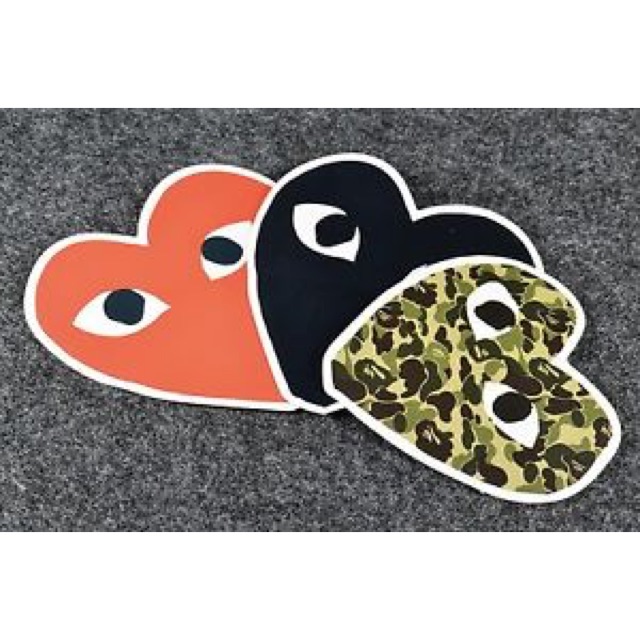 Comme des garcons sticker 10 pcs RM25 Shopee Malaysia