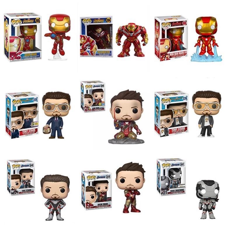 Funko Pop! Marvel: Avengers Iron Man Tony stark Team Action Figure ...