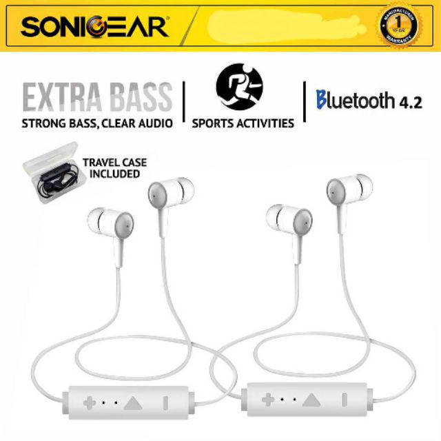 offer SonicGear Bluesports 2 5 7 Pro Bluetooth Earphone Wireless Real Bass Stereo Shopee Malaysia