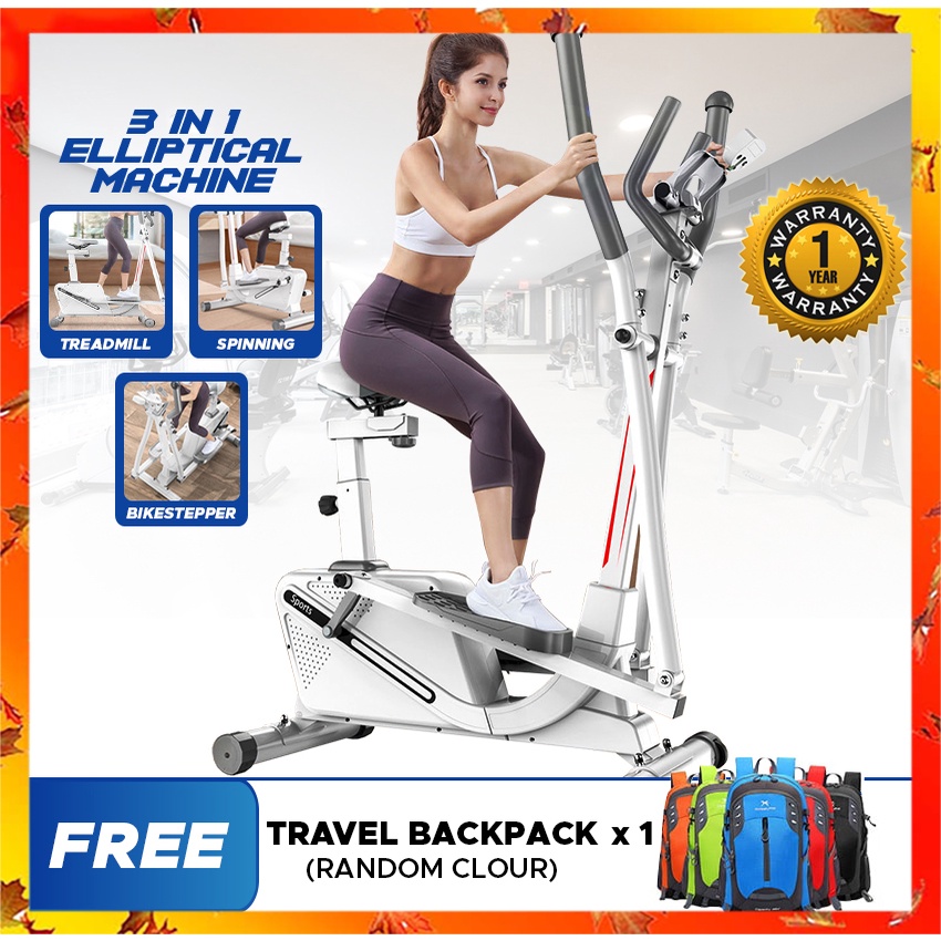 Picture of HANMA HM6305 Multifunction Elliptical Trainer 2 in 1 Cross Trainer ...