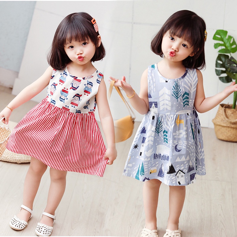 Baju Baby Girl Dress Clothing Floral Dress Infant Summer Party Dress ...