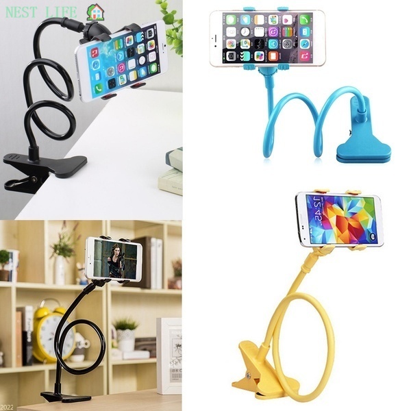 Universal Long Arm Phone Holder Stand Bed Desktop Tablet Car Mount ...