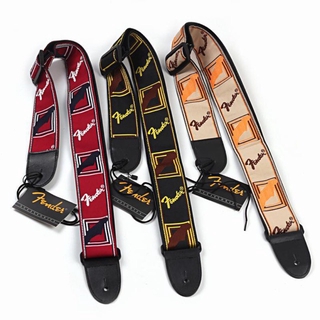  Fender Quickgrip Secure Guitar Strap, 2in, Monogram