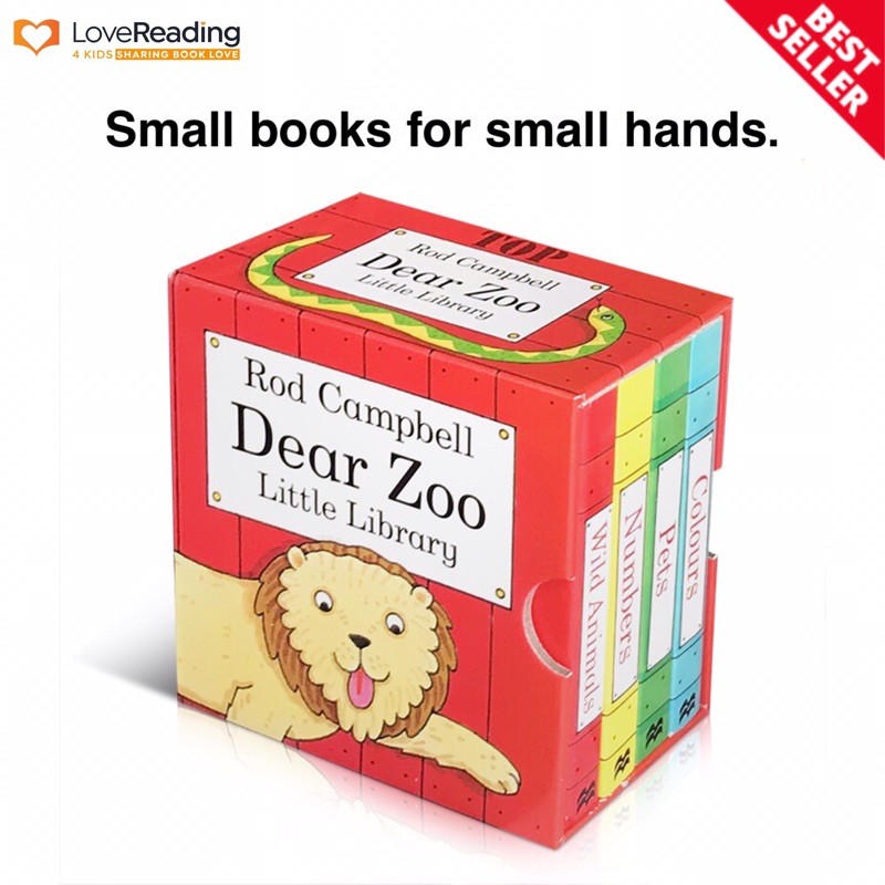ORIGINAL Rod Campbell Dear Zoo Little Library Slipcase Toddler Board ...