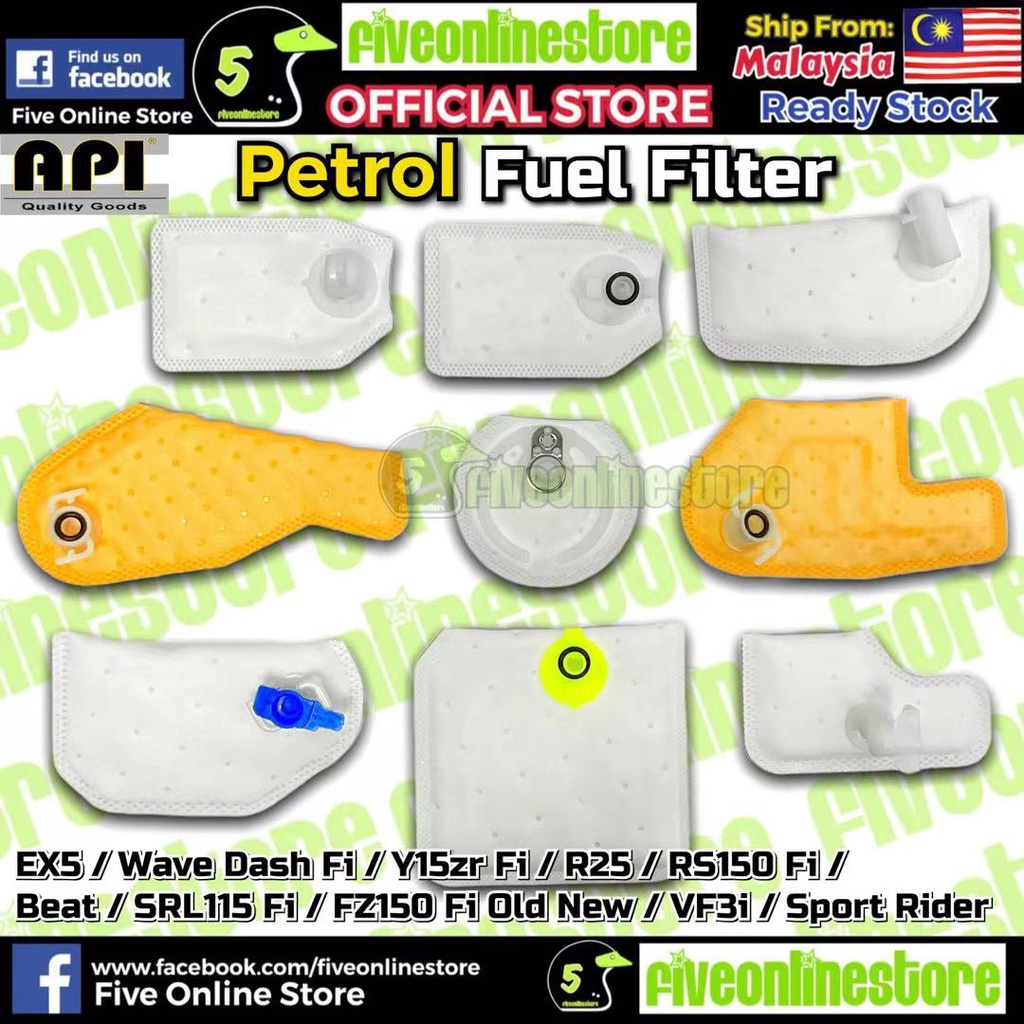ESPADA & API Petrol Fuel Pump Filter EX5 FZ150 SRL115 Y15 Y16 EGO