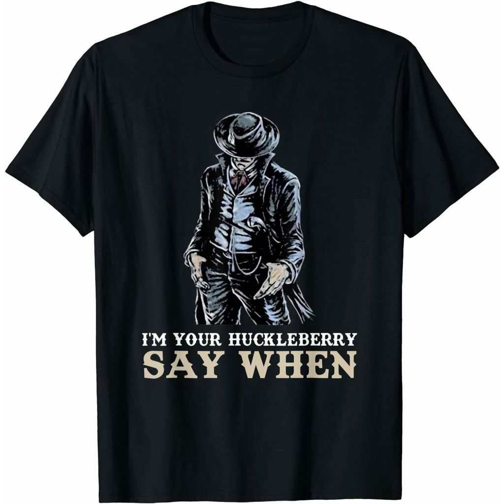 Premium Top Im Your Huckleberry Say When Meme Doc Holliday Mens Summer ...